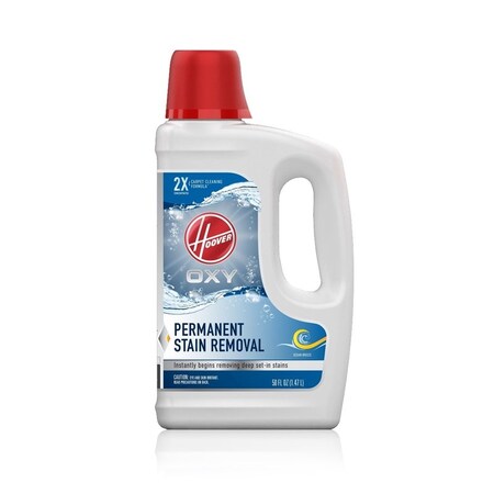 Hoover Oxy Deep Cleaning Carpet Shampoo, Concentrated Machine Cleaner Solution, 50 fl oz Formula, White, AH31950, (Pack of 1)
